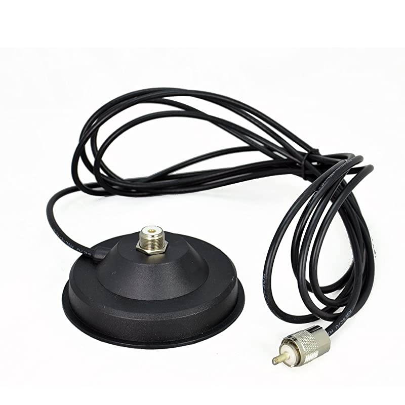 Mobile Radio Antenna 27 Inch Dual Band Whip BaseLoad Magnetic Antenna for  BaofengBTECH Anytone Kenwood TYT Juentai Leixen TALKCOOP Mobile Radios2 Meter amp 70cm