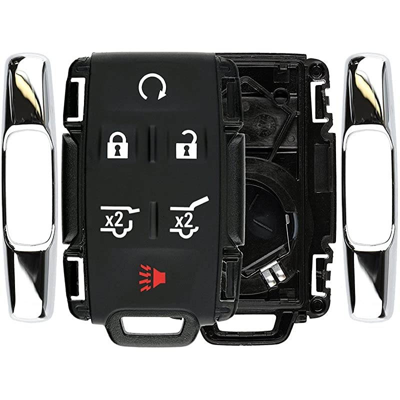 Keyless Remote Car Key Fob Case Shell Button Pad Cover for GMC Chevy M3N32337100