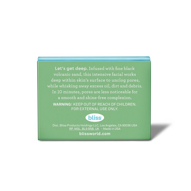 bliss Pore Refining Volcanic Sand Facial - 0.5 fl oz