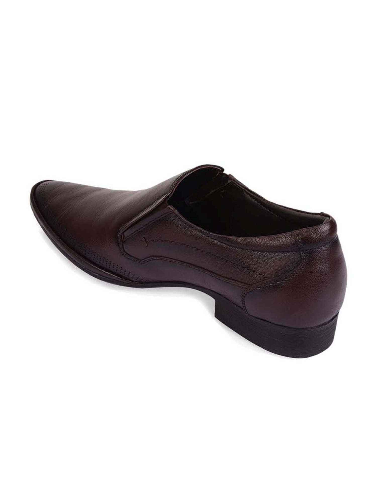 Regal Men's Brown Formal Slip-Ons