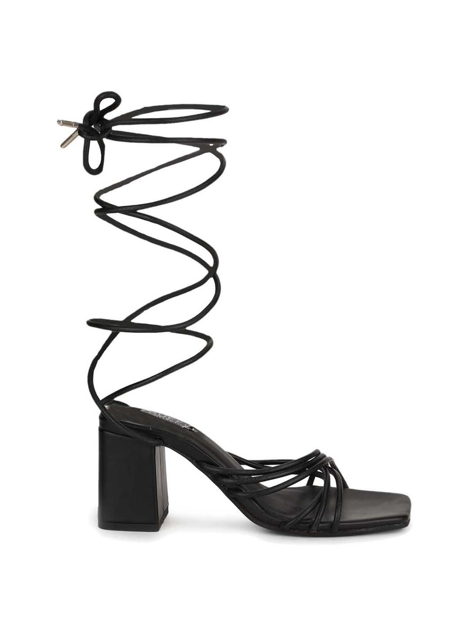 Truffle Collection Women's Black Gladiator Sandals