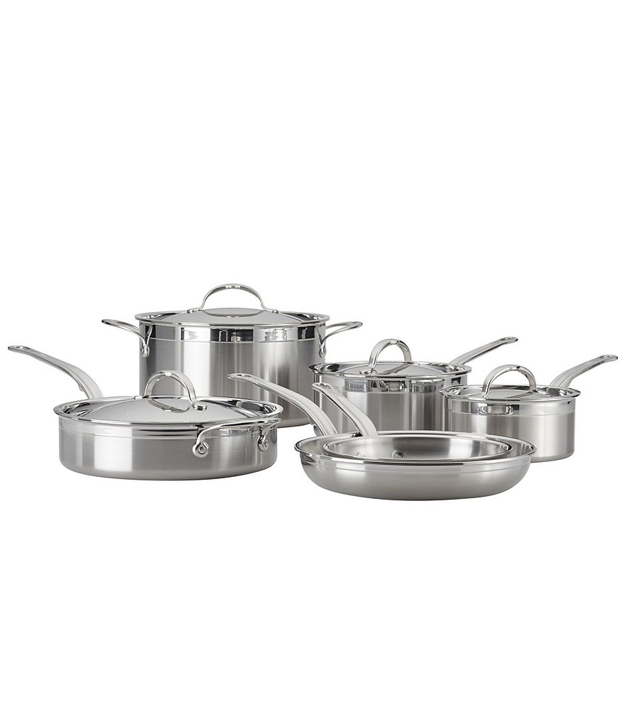 Hestan ProBond Stainless Steel Ultimate Cookware Set, 10-Piece