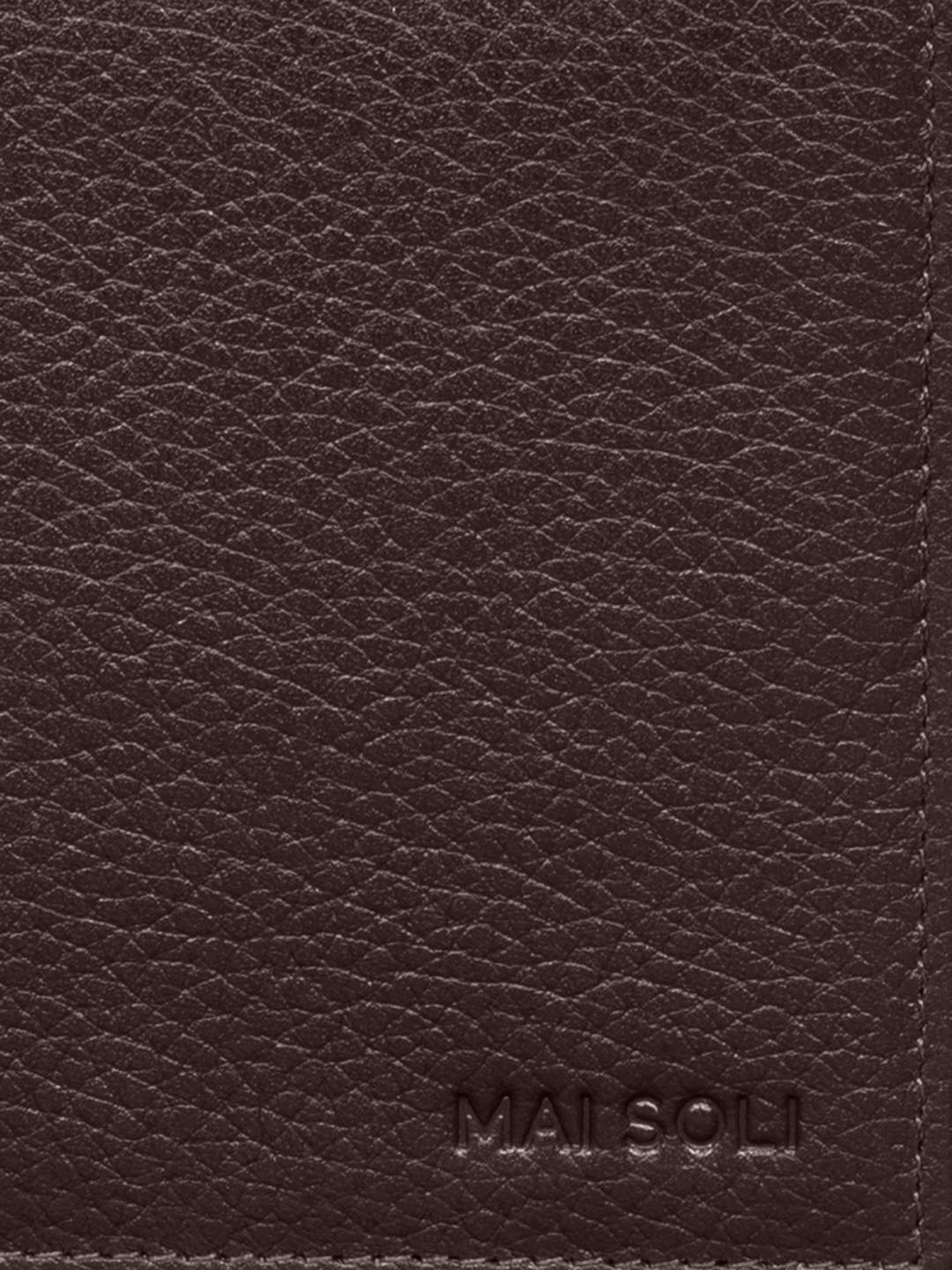 Mai Soli Dollaro Brown Casual Leather Money Clip Wallet for Men