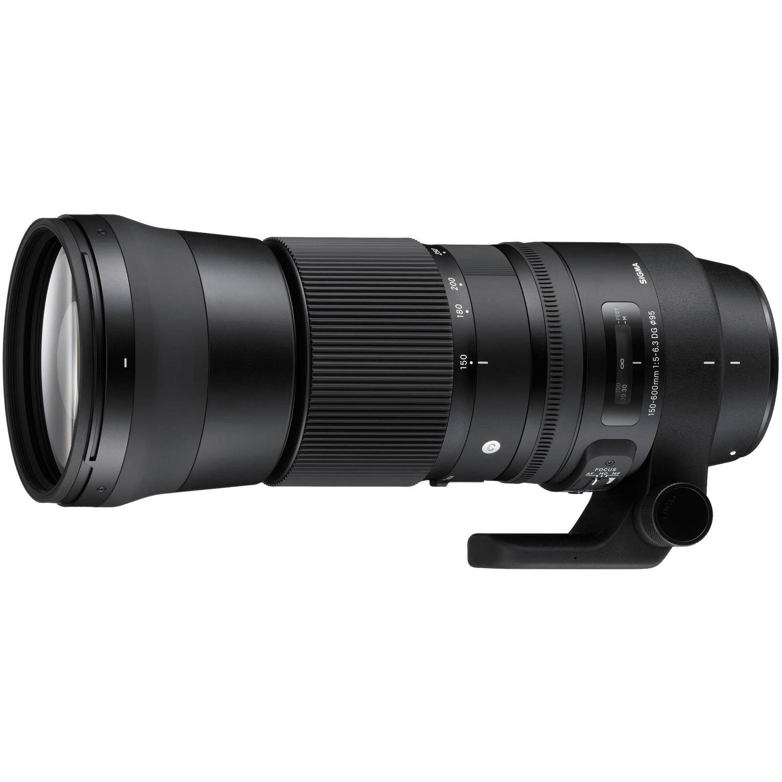 Sigma ZB954 150-600mm F5-6.3 DG HSM Contemporary Lens with 1.4X Tele-Converter Kit for Canon (Black)