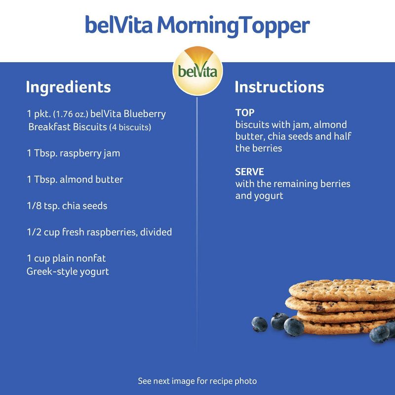 belVita Blueberry Breakfast Biscuits - 12ct