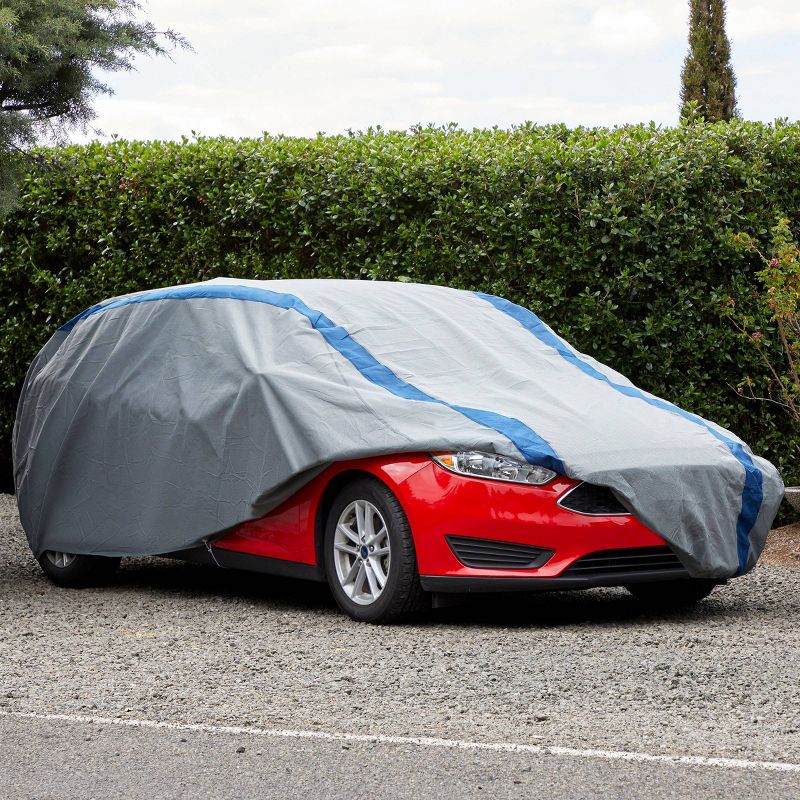 Duck Covers 13"x5" Weather Defender Hatchback Automotive Exterior Cover Gray/Blue