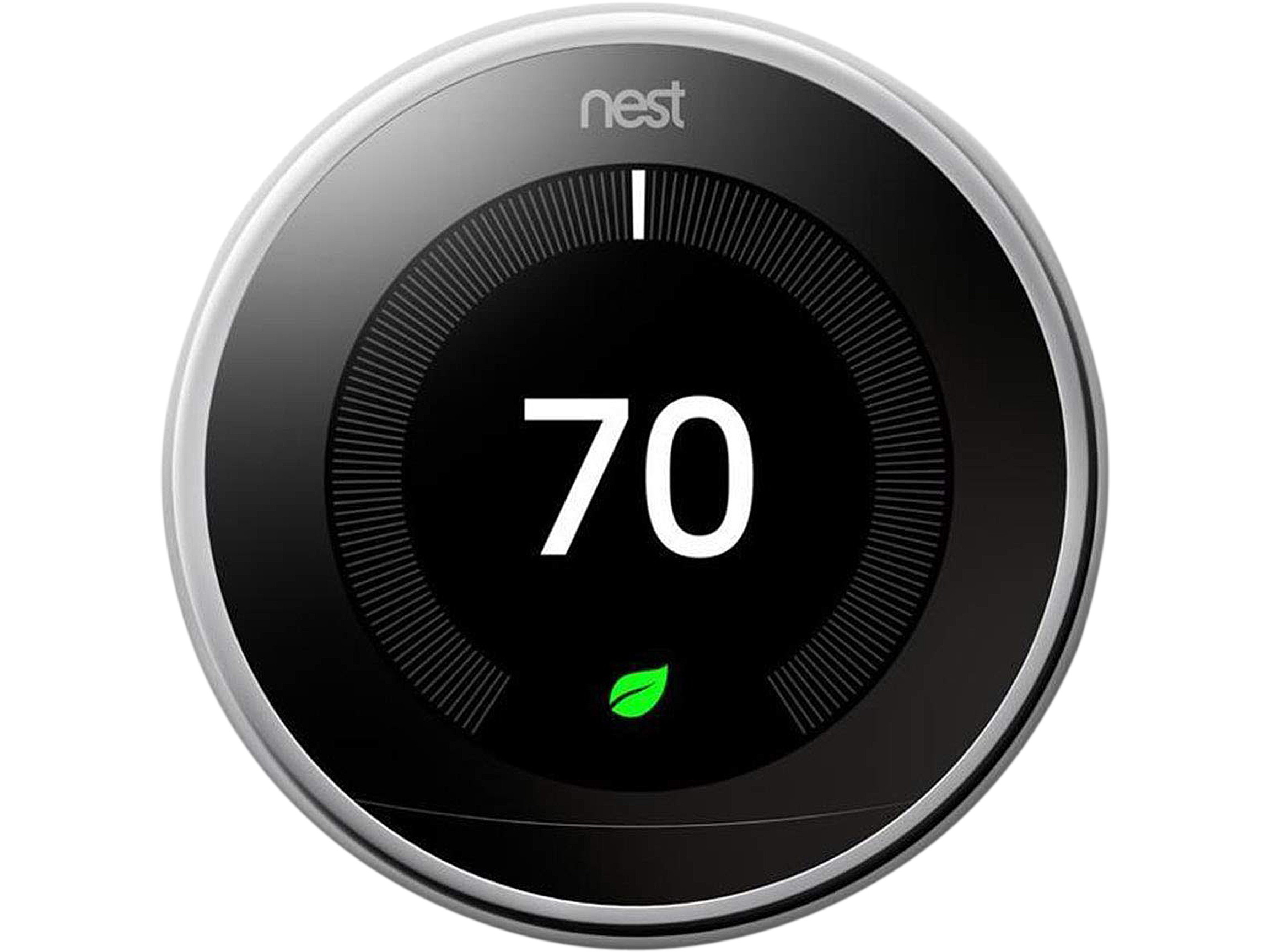 Nest Learning Thermostat - 3rd Generation, Stainless Steel
