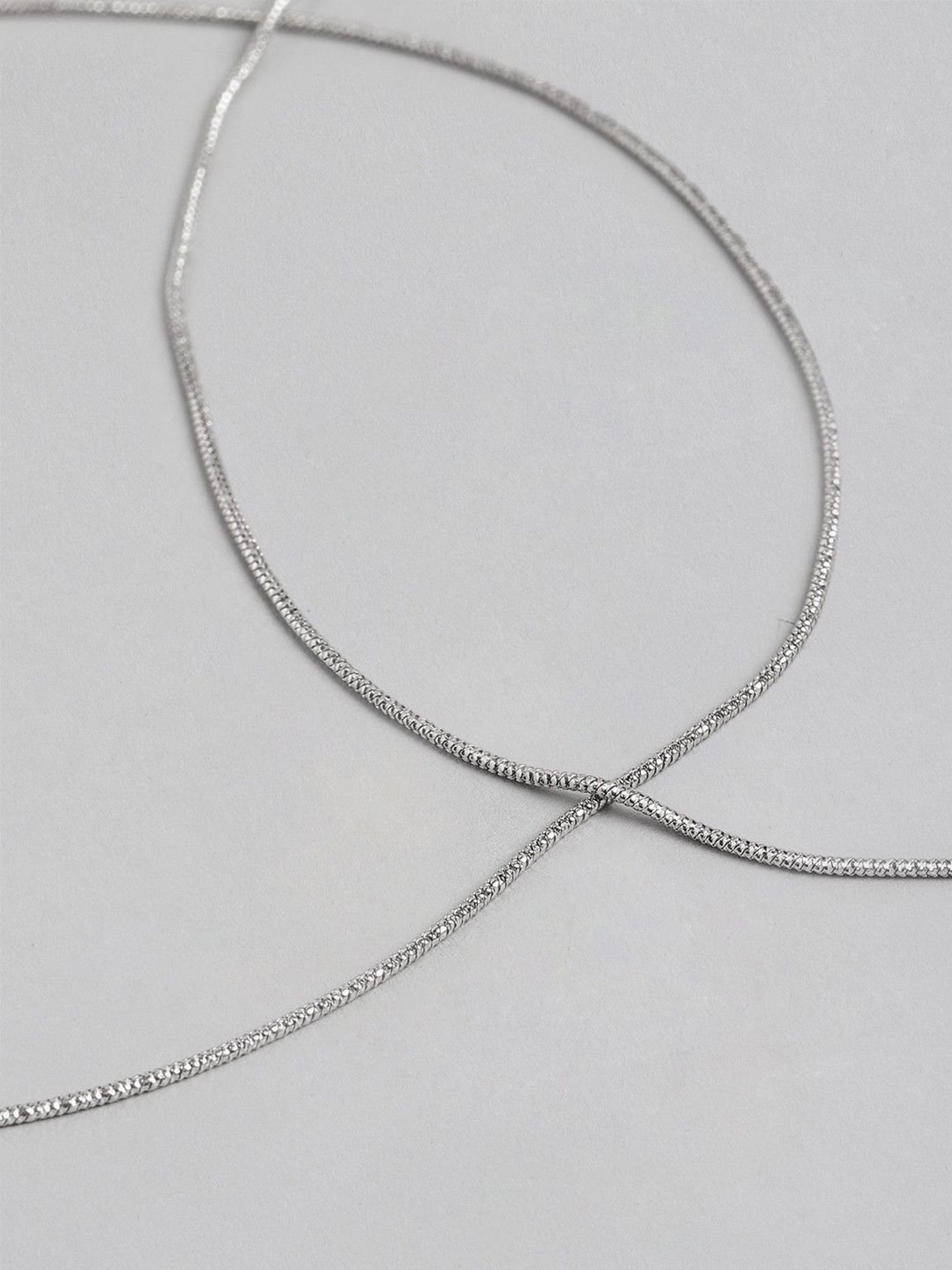 Zavya 92.5 Sterling Silver Anklet for Women - Pair of 2