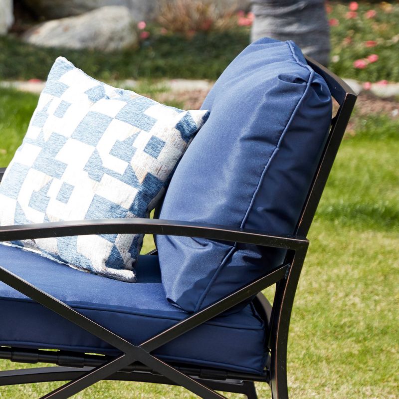 5pc Steel Frame Patio Seating Set - Patio Festival