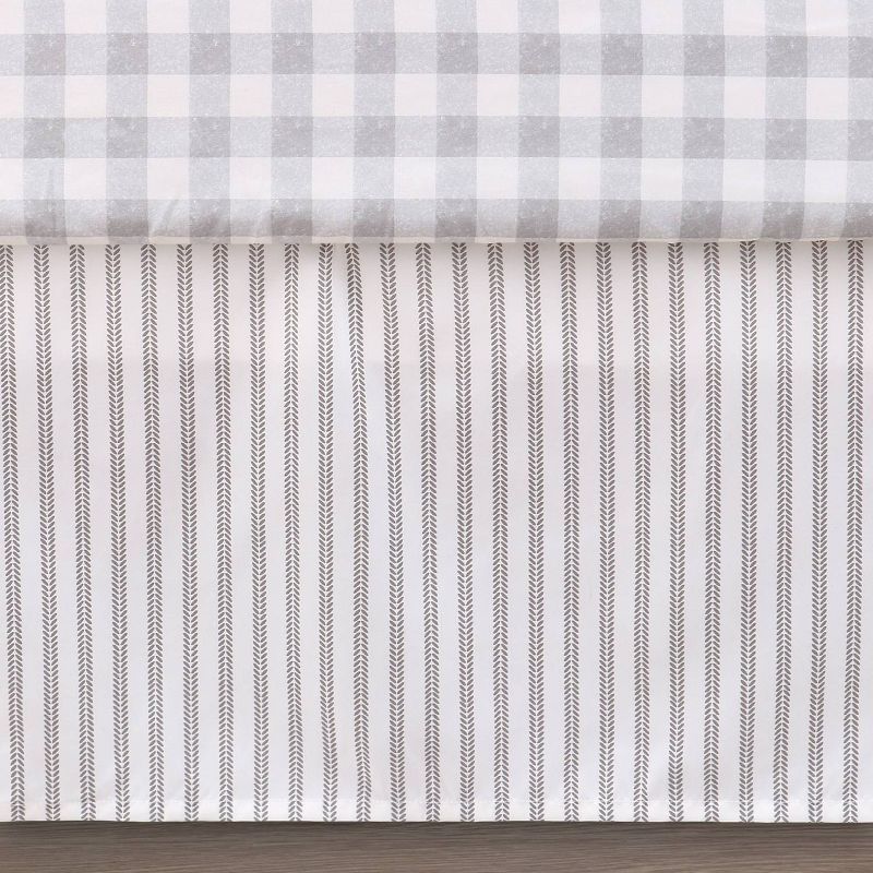 The Peanutshell Little Rhino Crib Bedding Set 3pc