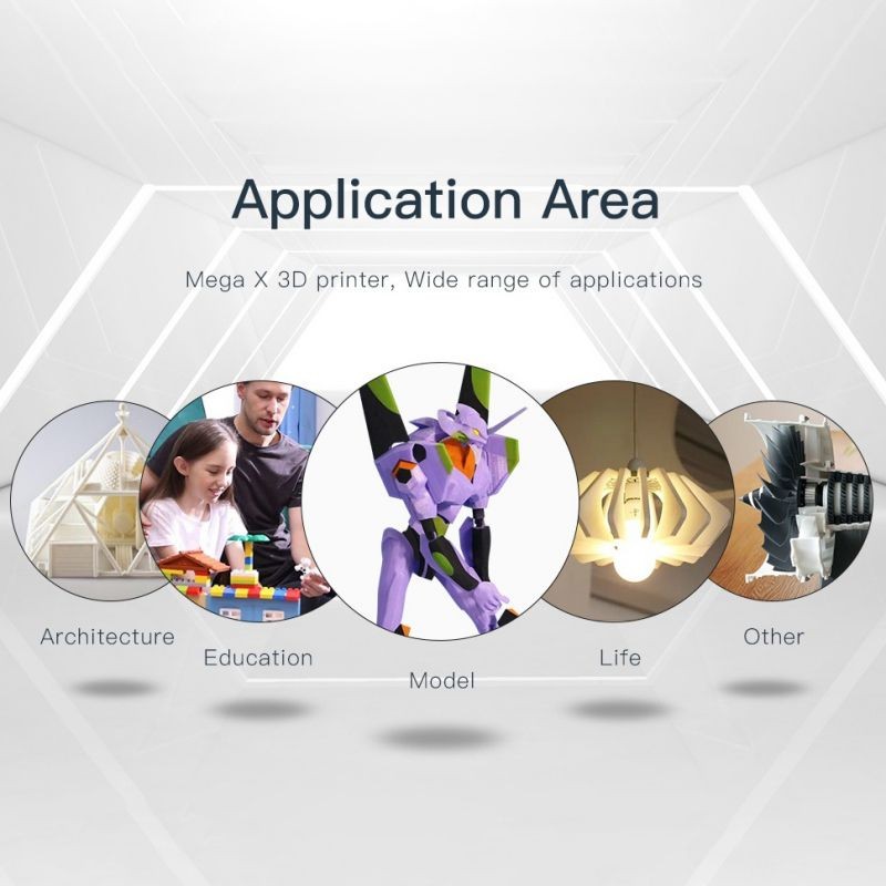 2020 New X5SA Pro 3D Printer High Precision Large Build Size Double Axis External Guide Rail and Titan Extruder, TRONXY 3D Printer