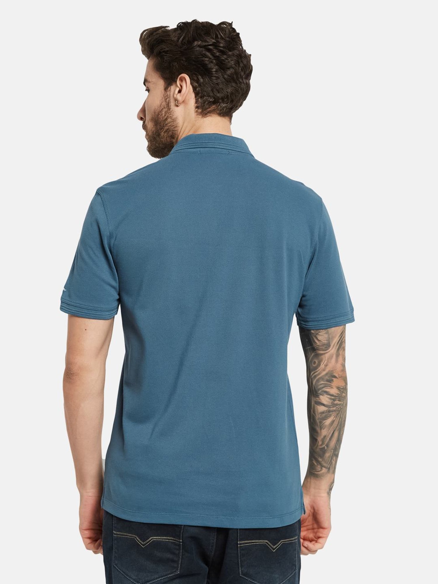 Octave Nile Cotton Regular Fit Polo T-Shirt