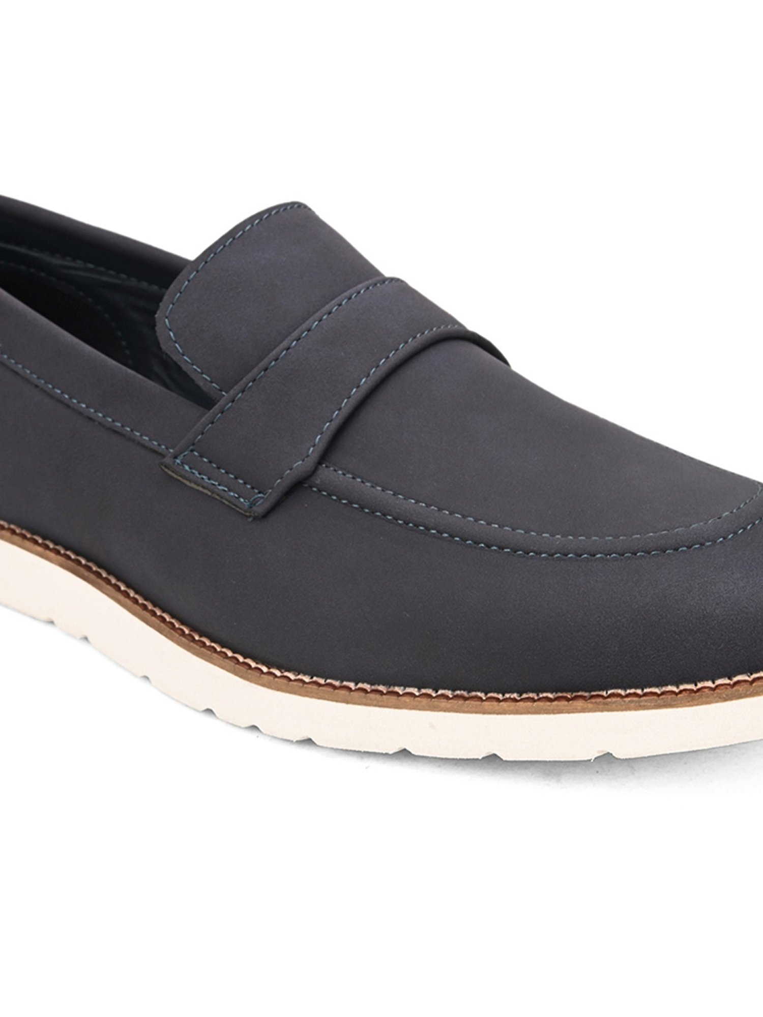 Hydes N Hues Men's Blue Casual Loafers