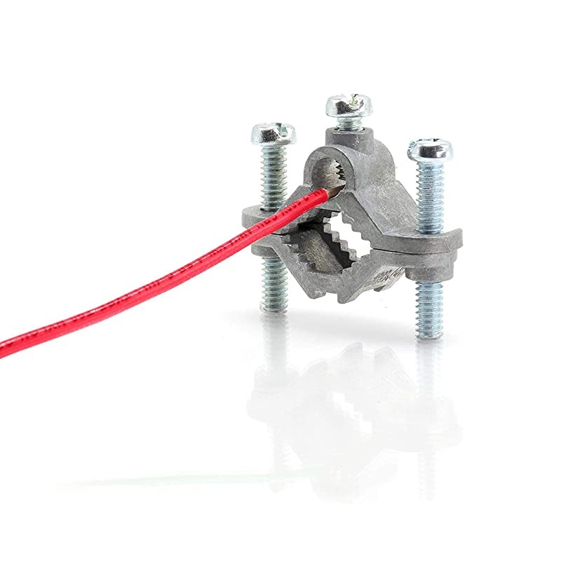 Solid Copper Grounding Wire Proudly Made in America Ground Protection Satellite Dish OffAir TV Signal UV Jacketed Antenna Electrical Shock 10 Gauge AWG THHN Red 25 FT