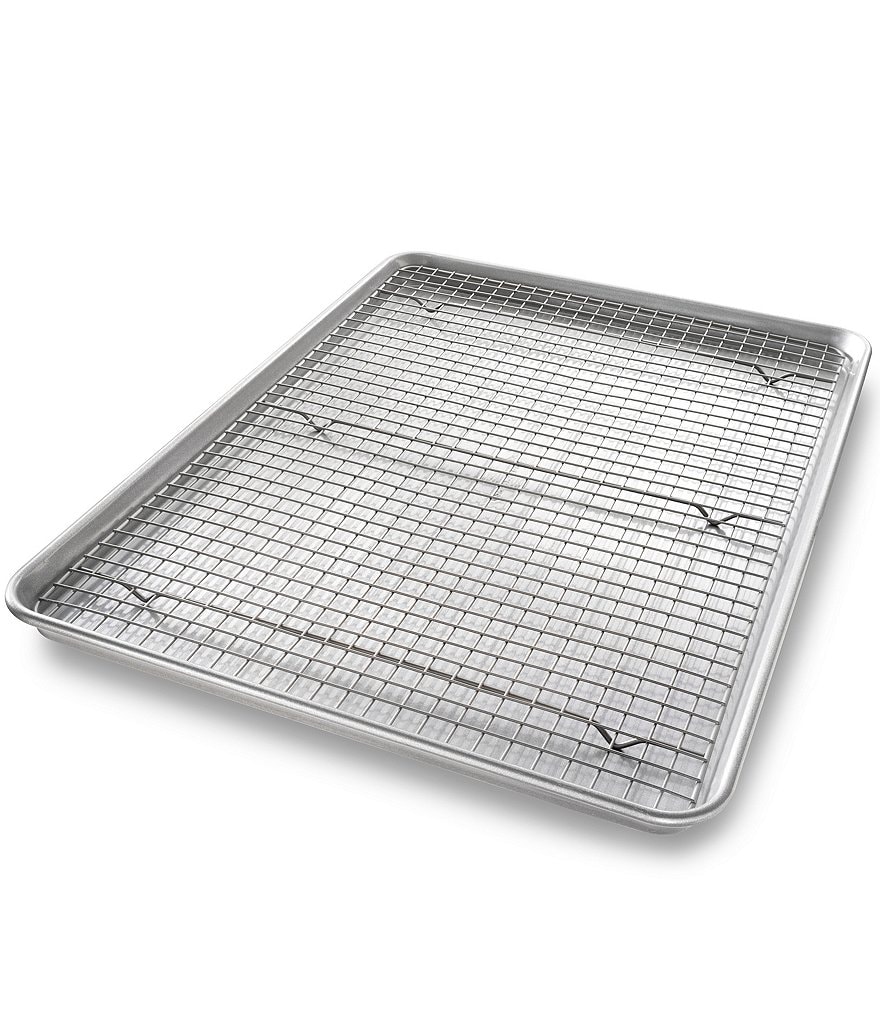 USA Pan Heavy Duty Extra Large Sheet Baking Pan & Rack Set