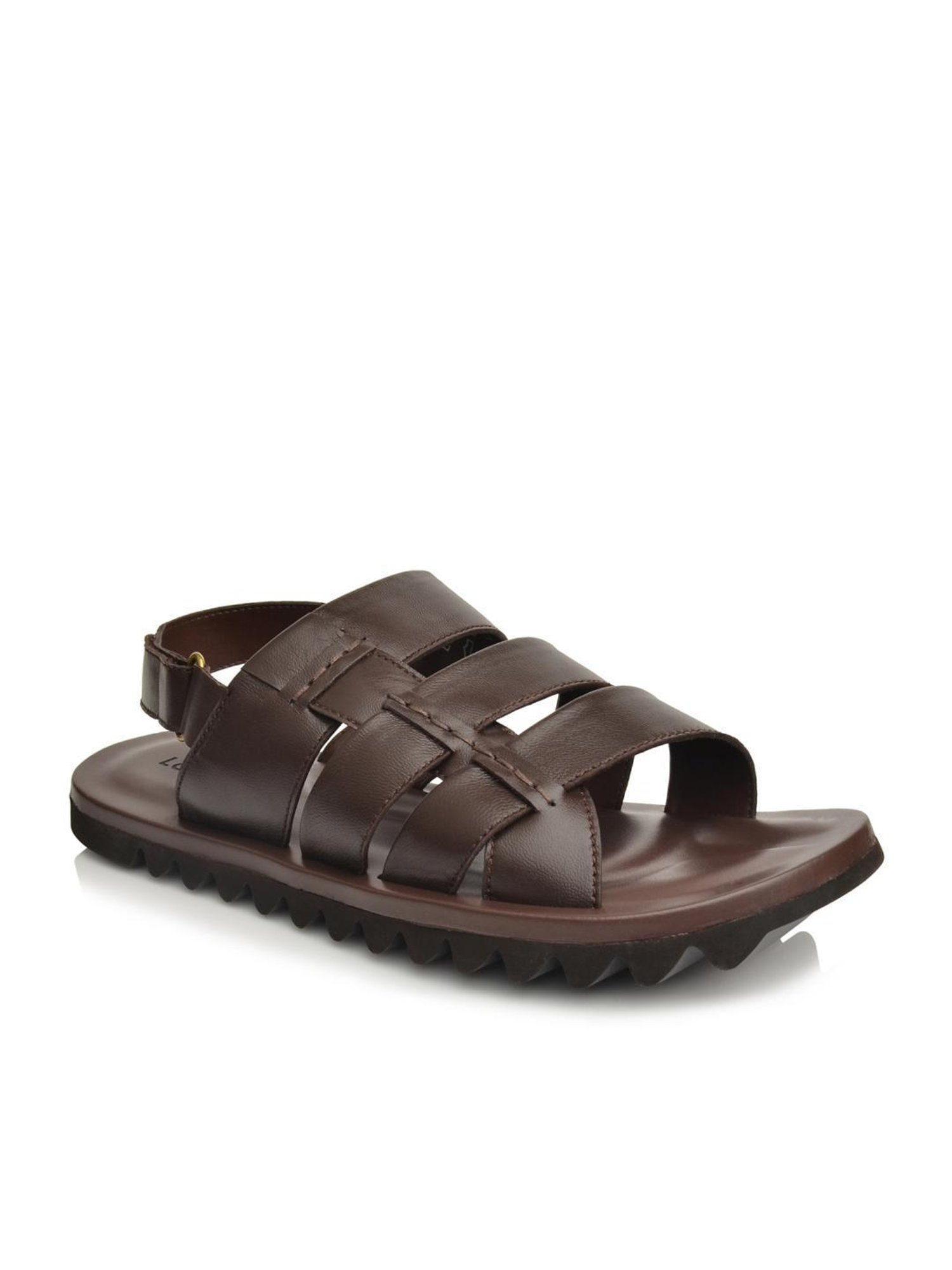 Language Shoes Men's William Brown Back Strap Sandals
