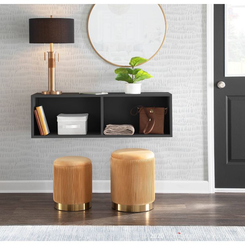 Trophy Industrial Table Lamp with Linen Shade (Includes LED Light Bulb) Black - LumiSource