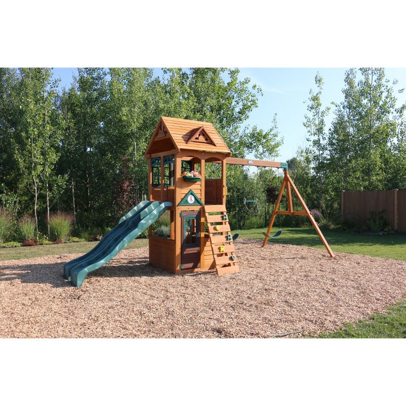 KidKraft Westbury Wooden Swing Set/Playset