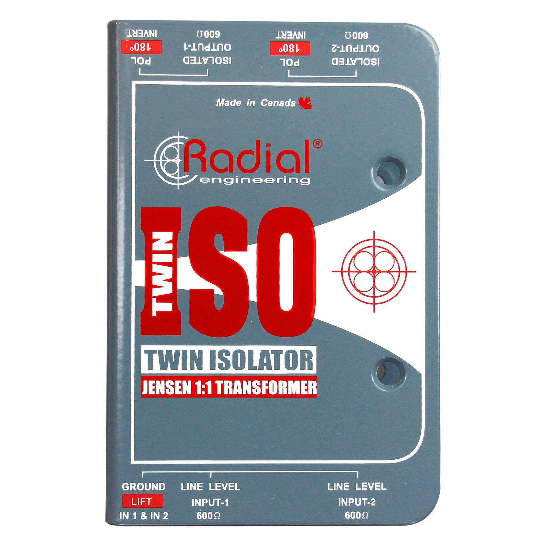 Radial Engineering TWIN ISO Passive Line-Level Isolator