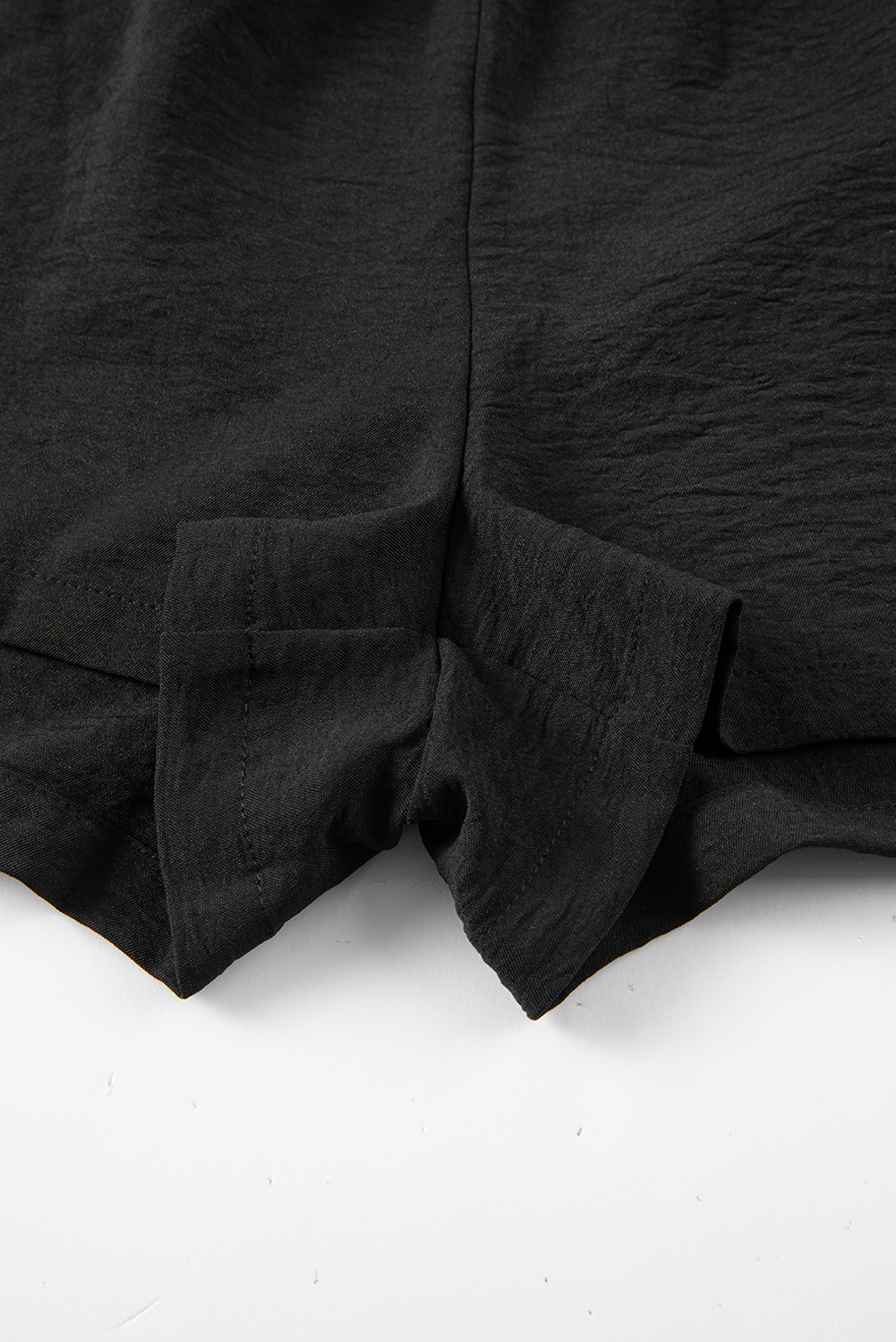 Dusk Blue Chest Pocket Front Buttoned Folded Edge Denim Short Sleeve Romper