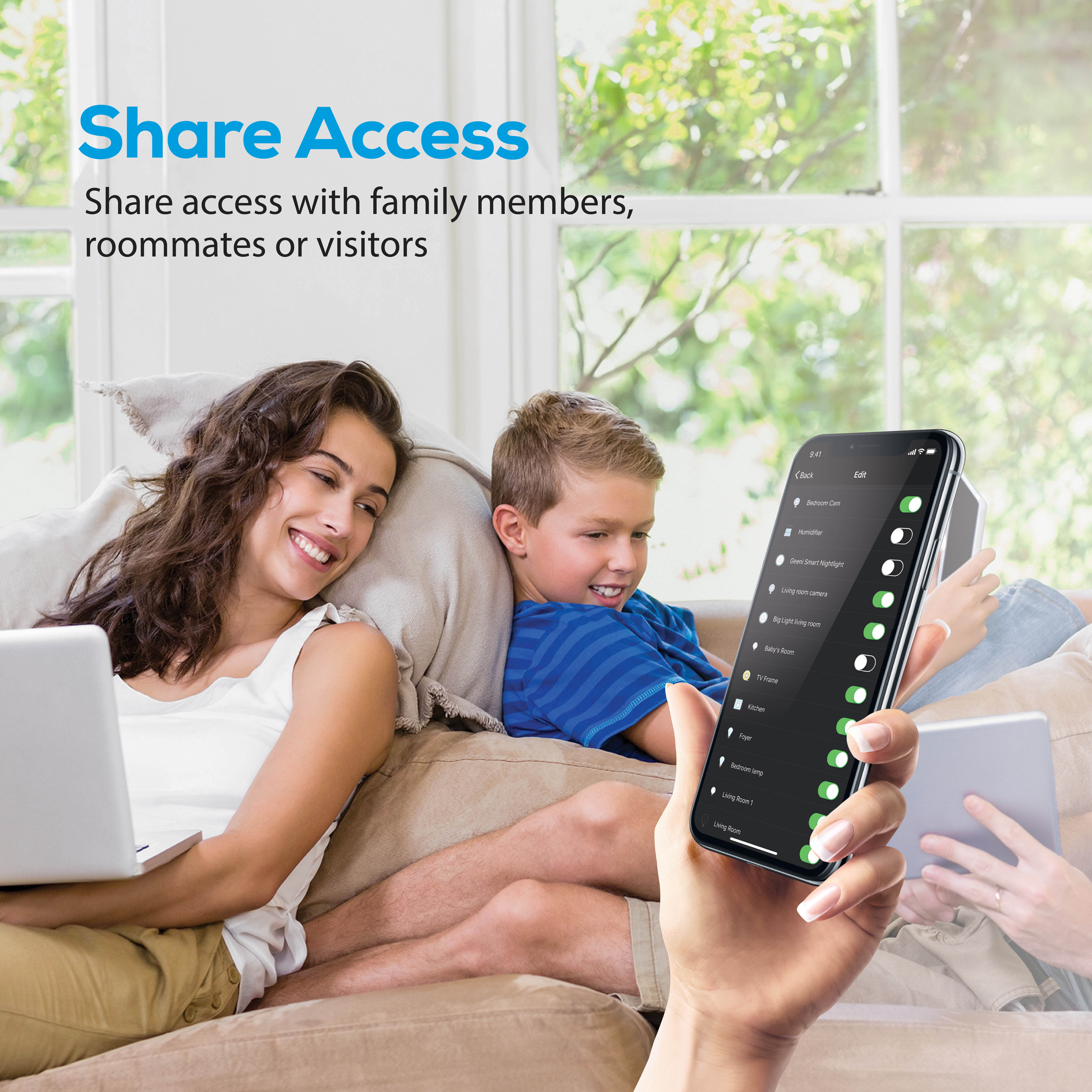 Geeni Outdoor Smart WiFi Plug, Black - Compatible with Amazon Alexa & Google Assistant