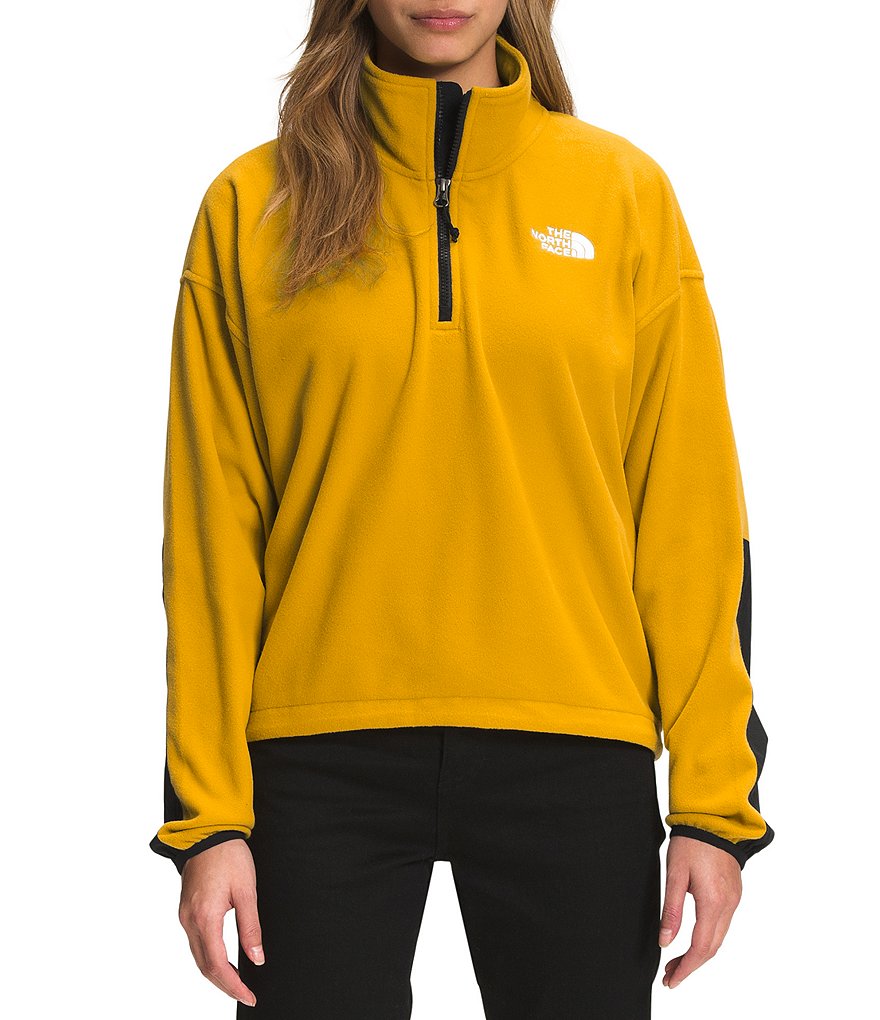 The North Face TKA Kataka Glacier Fleece Funnel Neck Quarter Zip Long Drop Shoulder Sleeve Oversized-Relaxed Fit Jacket