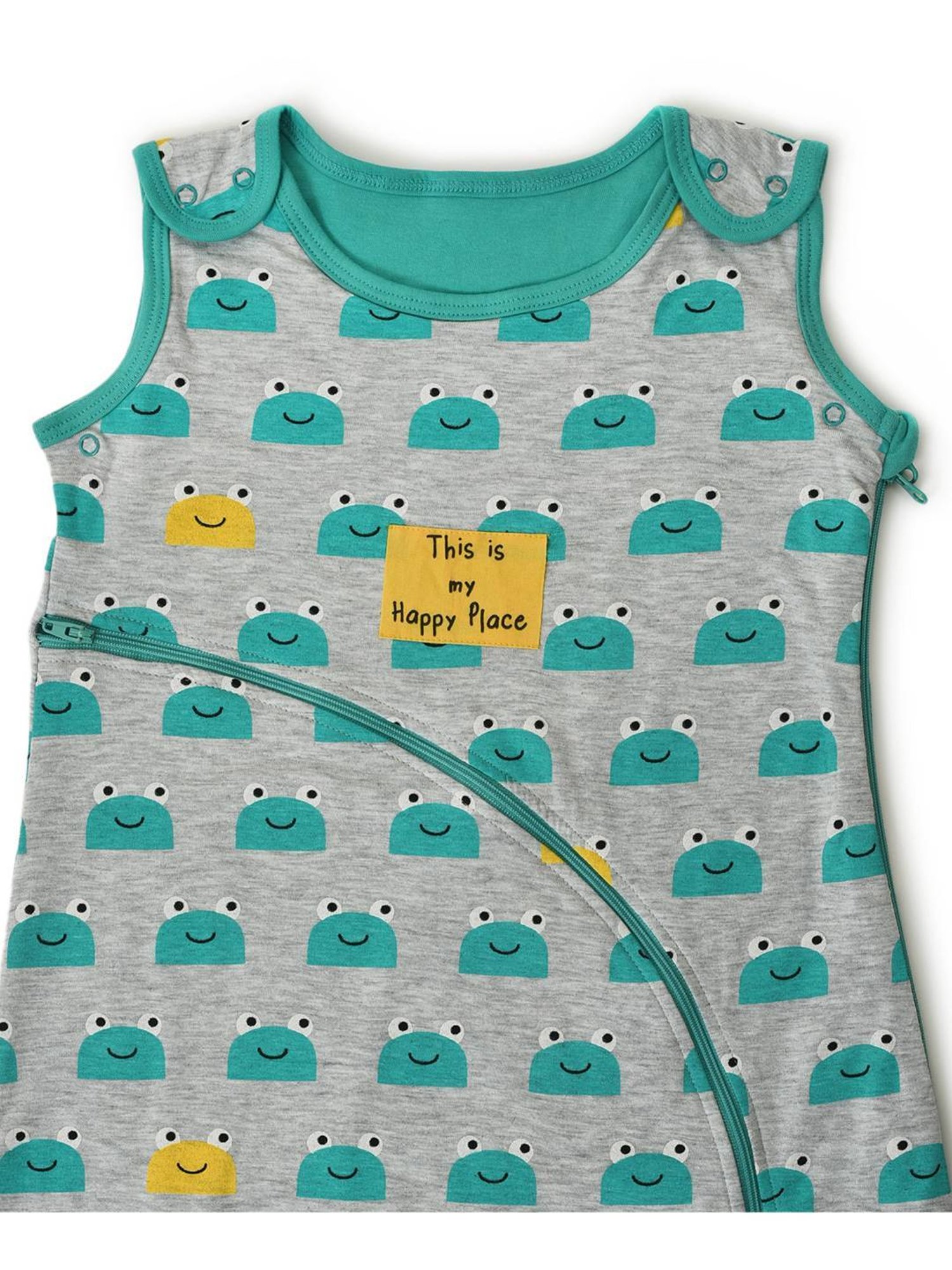 MiArcus Playful Printed Green Cotton Sleeping Bag