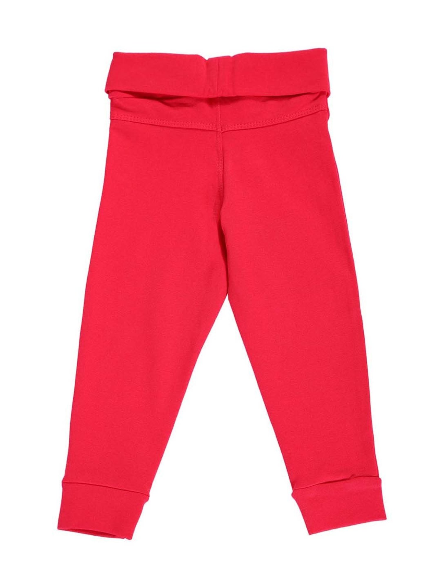 Bodycare Kids Red Cotton Printed Trackpants