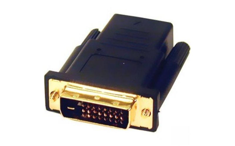 Comprehensive HDMI Jack to DVI-D Plug Adapter - 1 x HDMI Female Digital Audio/Video - 1 x DVI-D Male Digital Video