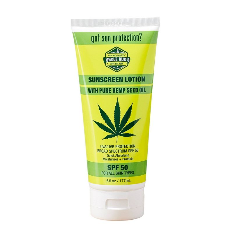 Uncle Bud's Hemp Sunscreen Lotion - SPF 50 - 6oz
