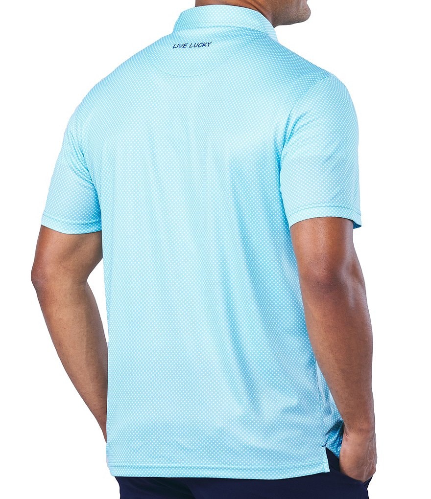 BLACK CLOVER Lucky Fit Short-Sleeve Dominion Dri-Balance&trade; Polo