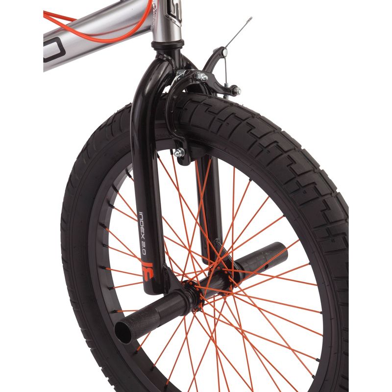 Mongoose Index 2.0 20" Freestyle Bike - Silver