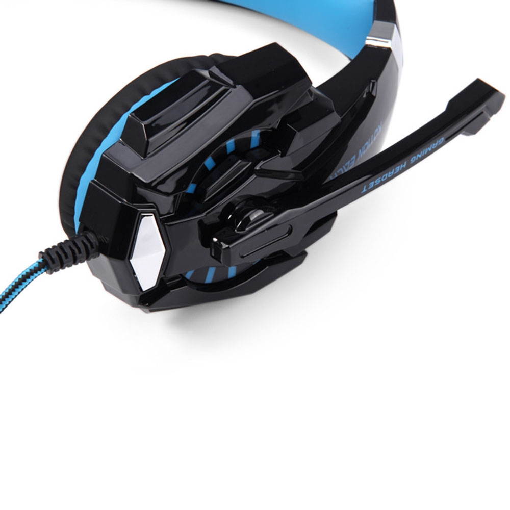KOTION EACH G9000 Gaming Headphone 7.1 Surround USB Vibration Game Headset Headband Headphone with Mic LED Light for PC Gamer