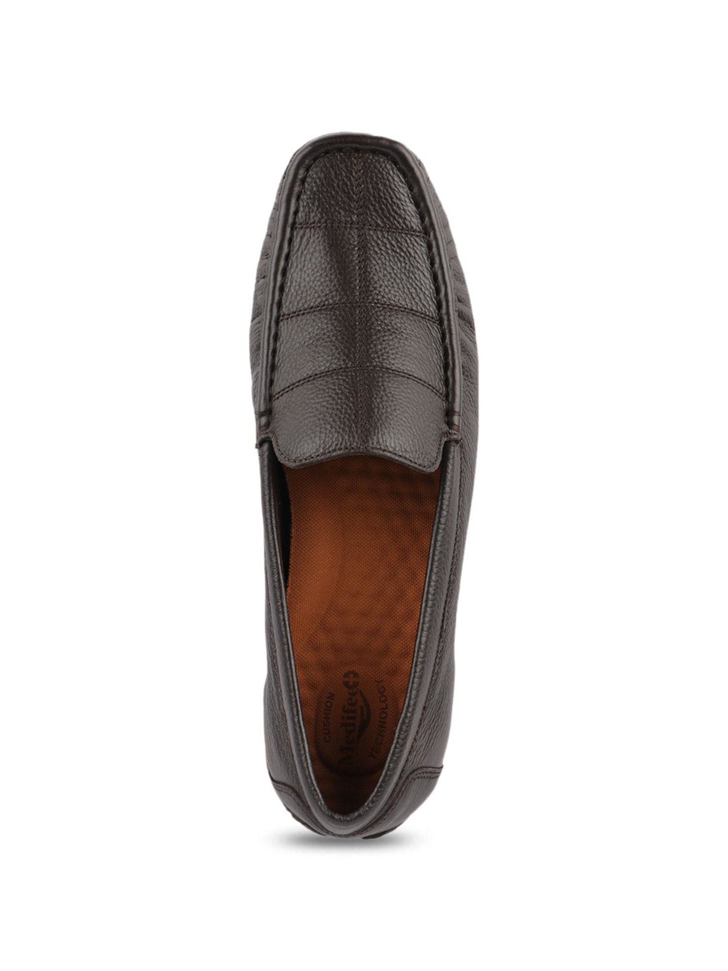 MediFeet Men's Brown Casual Loafers