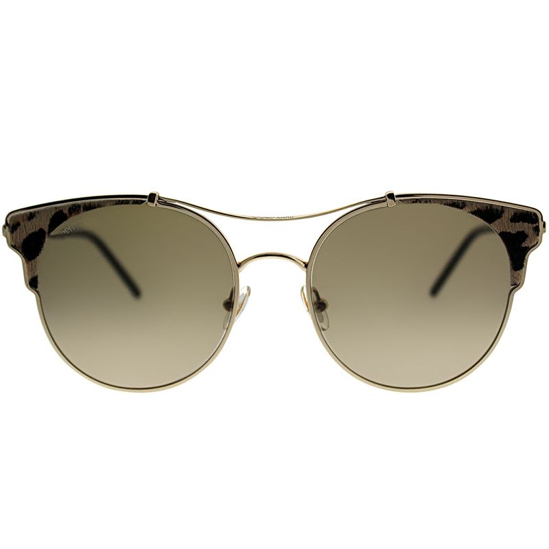 Jimmy Choo  XMG Womens Cat-Eye Sunglasses Gold Black Panther 59mm
