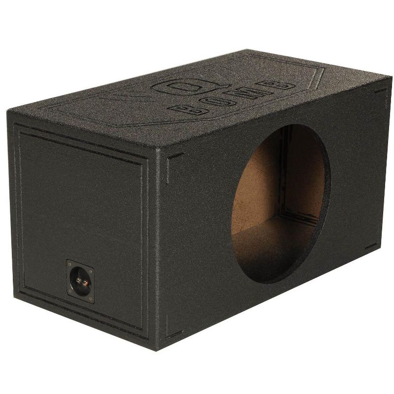 QPower QBOMB15VL Single 15" Vented Ported Car Subwoofer Sub Box Enclosure QBOMB