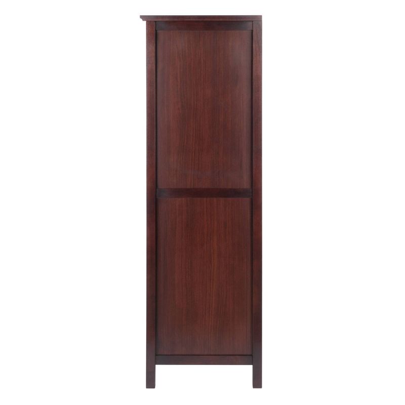 Brooke Cupboard Drop Down Door and Drawer Walnut - Winsome