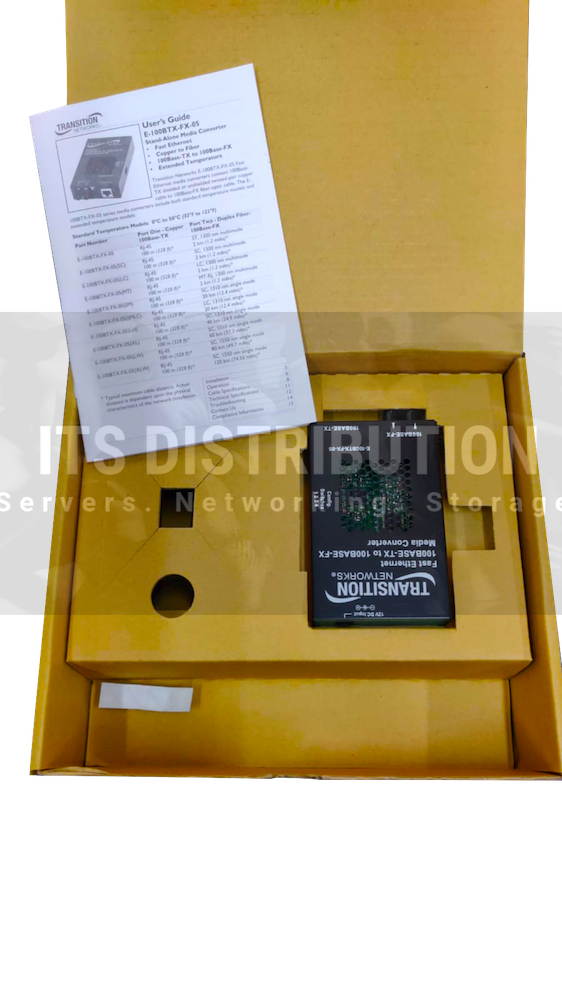 TRANSITION E-100BTX-FX-05 Transceiver