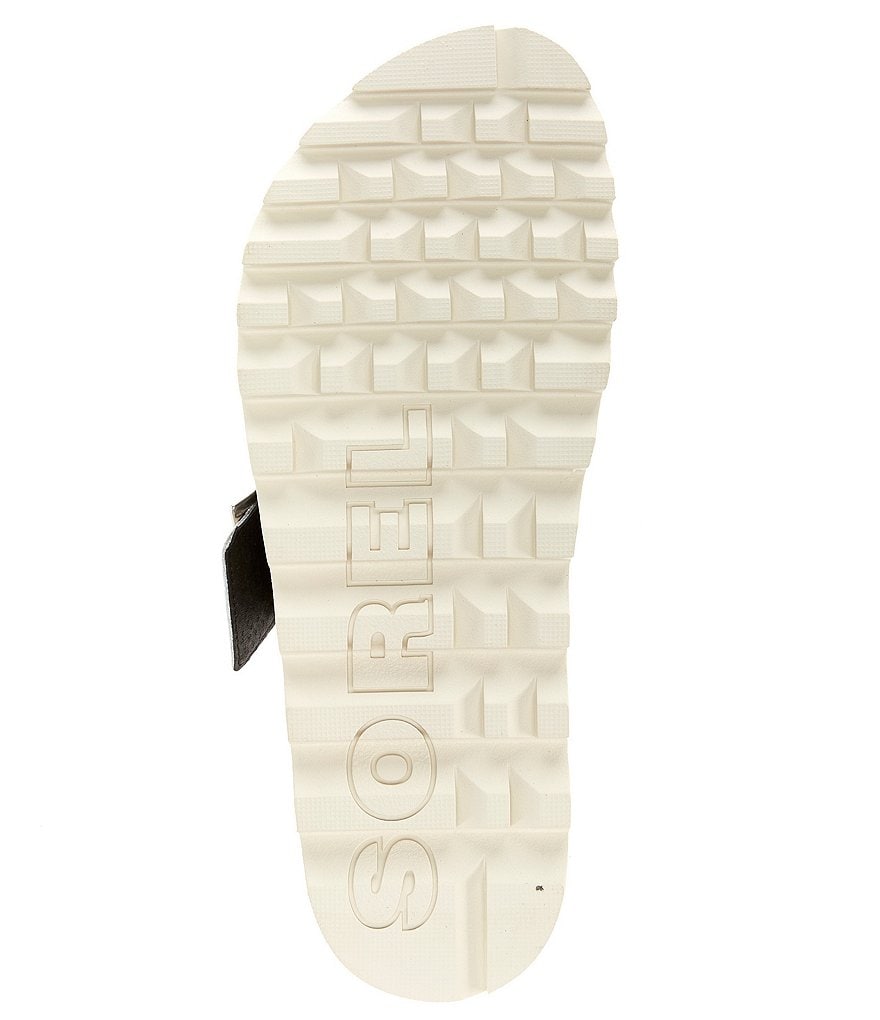 Sorel Roaming Snake Print Buckle Slides