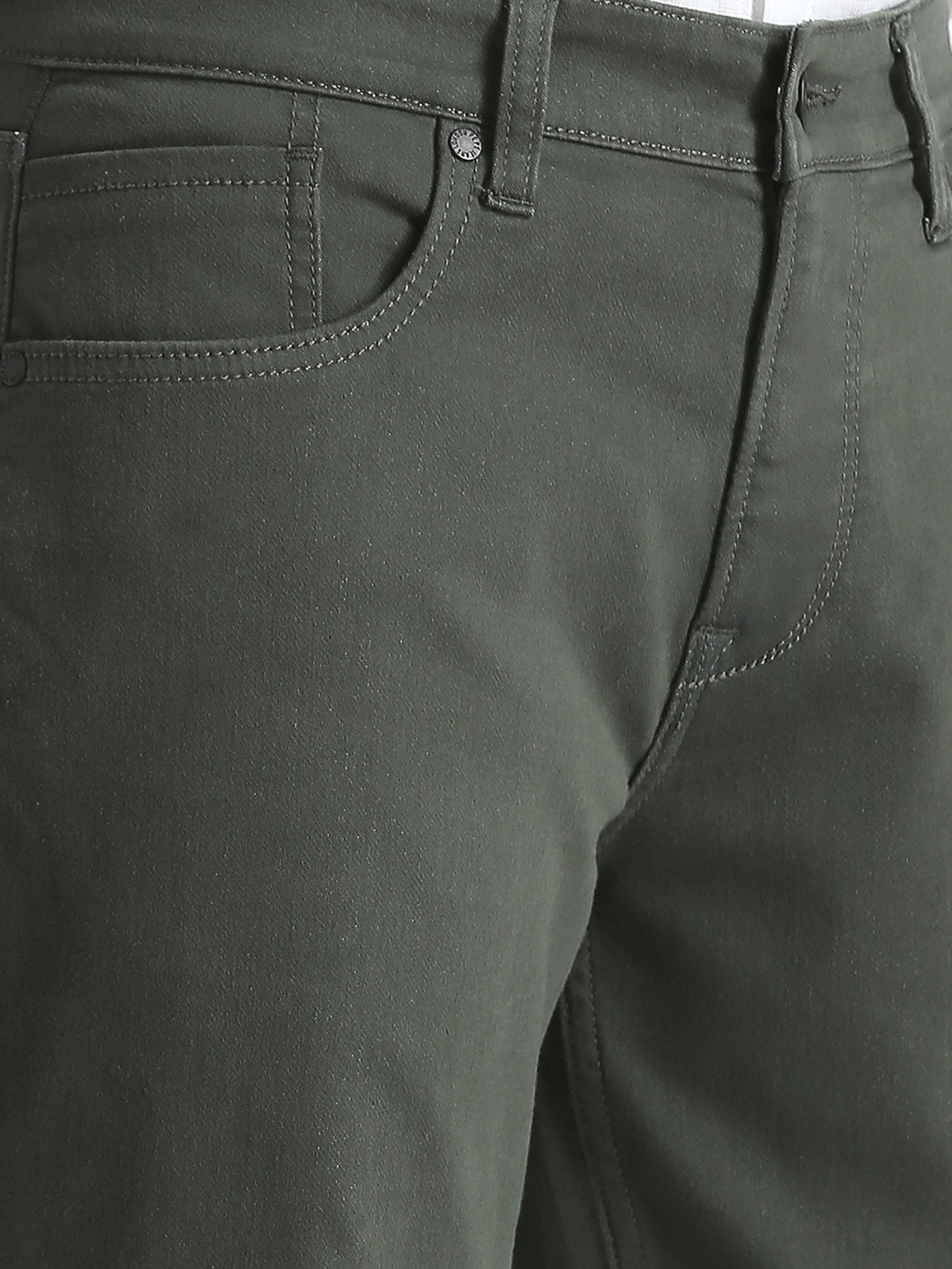 Pepe Jeans Olive Regular Fit Denim Shorts