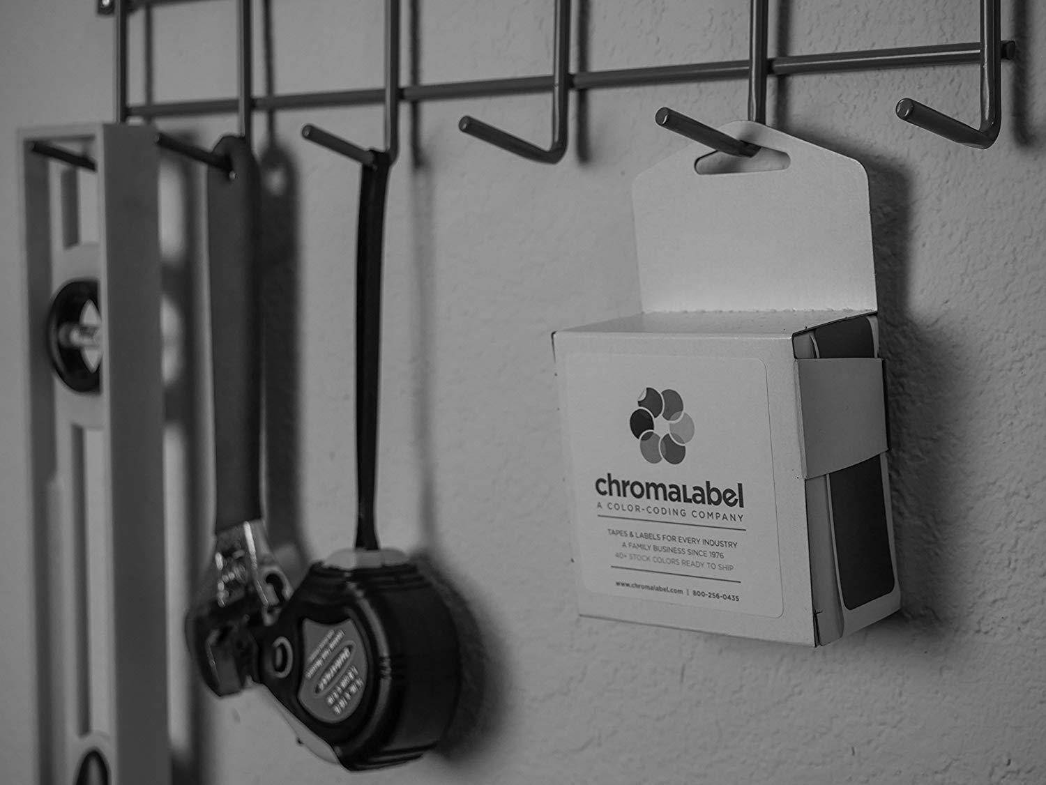 ChromaLabel 1 x 3 inch Color-Code Labels | 250/Dispenser Box (Light Blue)