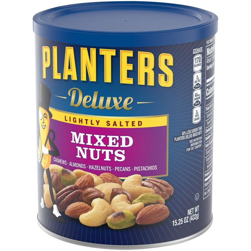 Planters Deluxe Lightly Salted Mixed Nuts-15.25oz