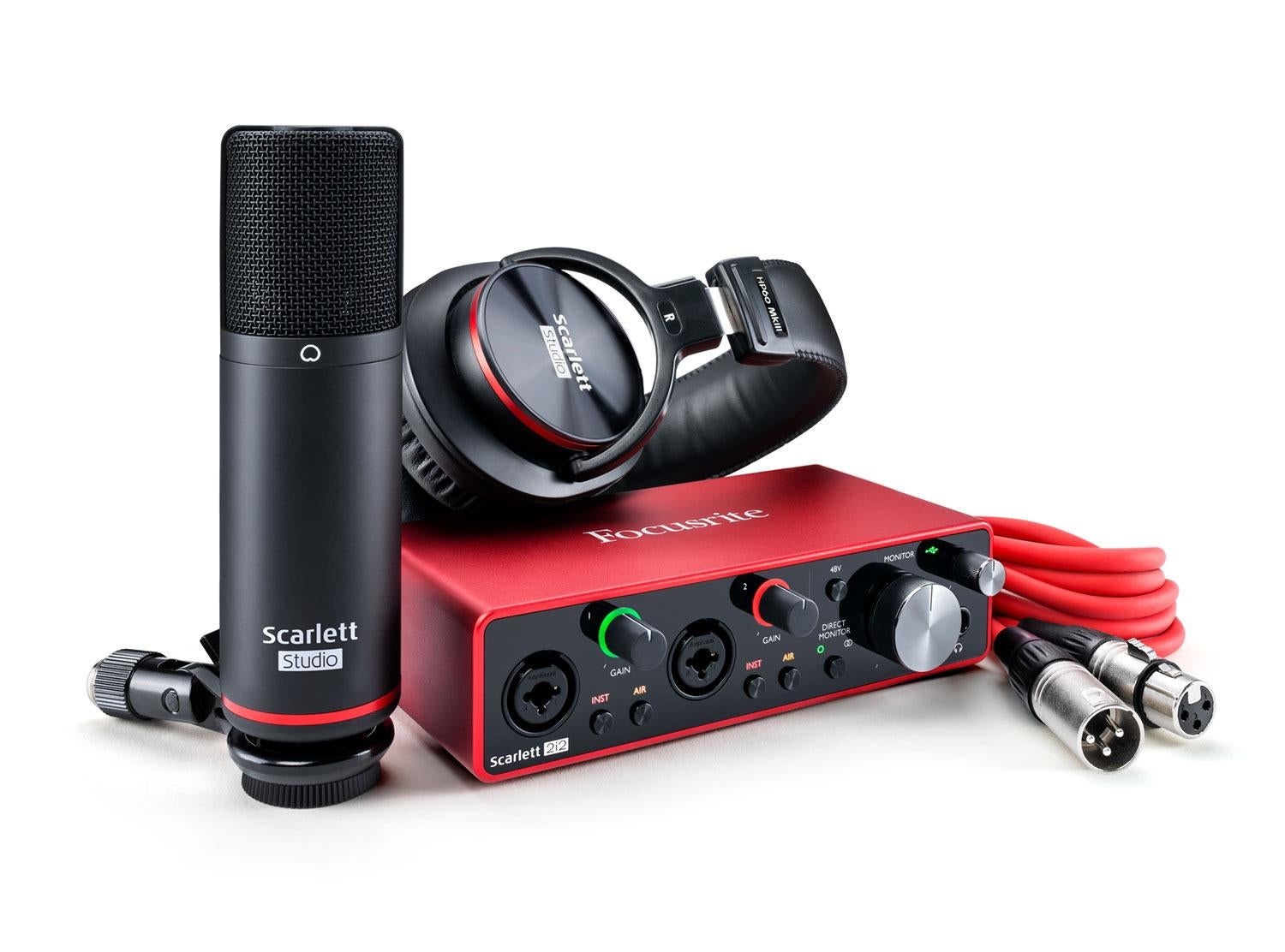 Focusrite Scarlett 2i2 Studio 3rd Generation Recording Bundle