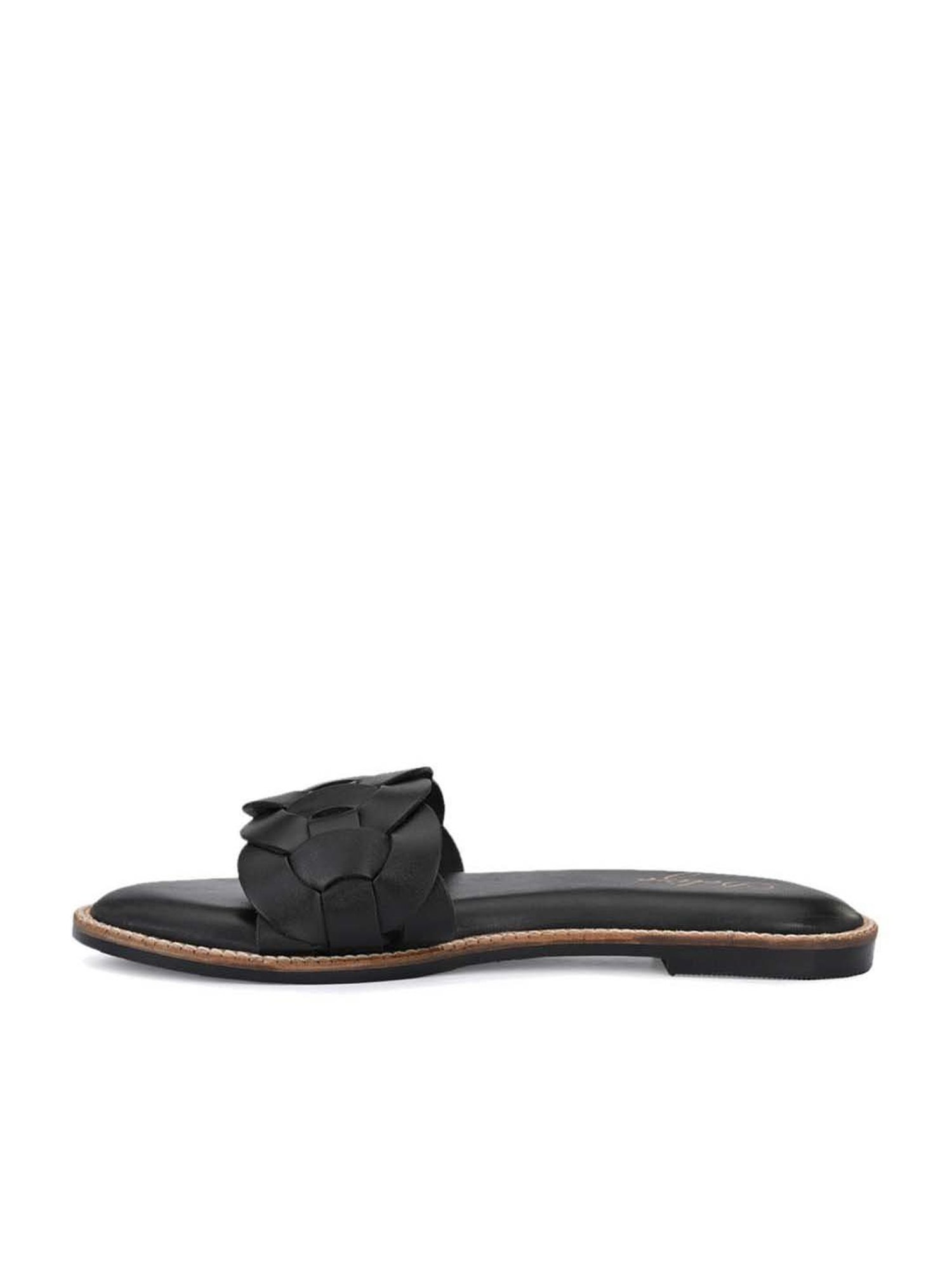 Delize Women's Black Casual Sandals