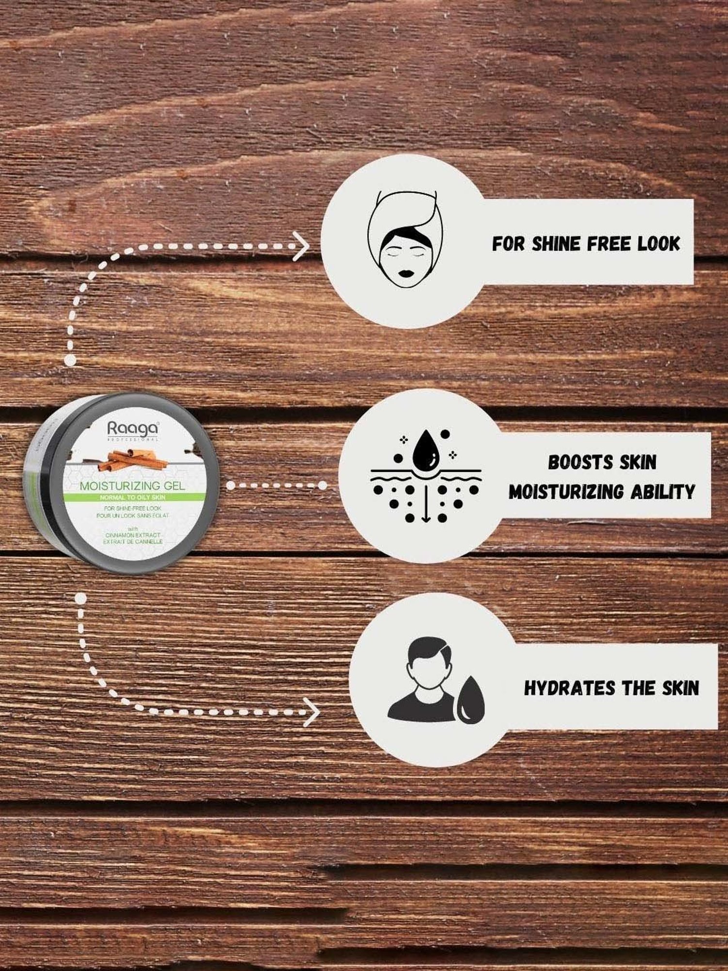 Raaga Professional Moisturizing Gel - 50 gm