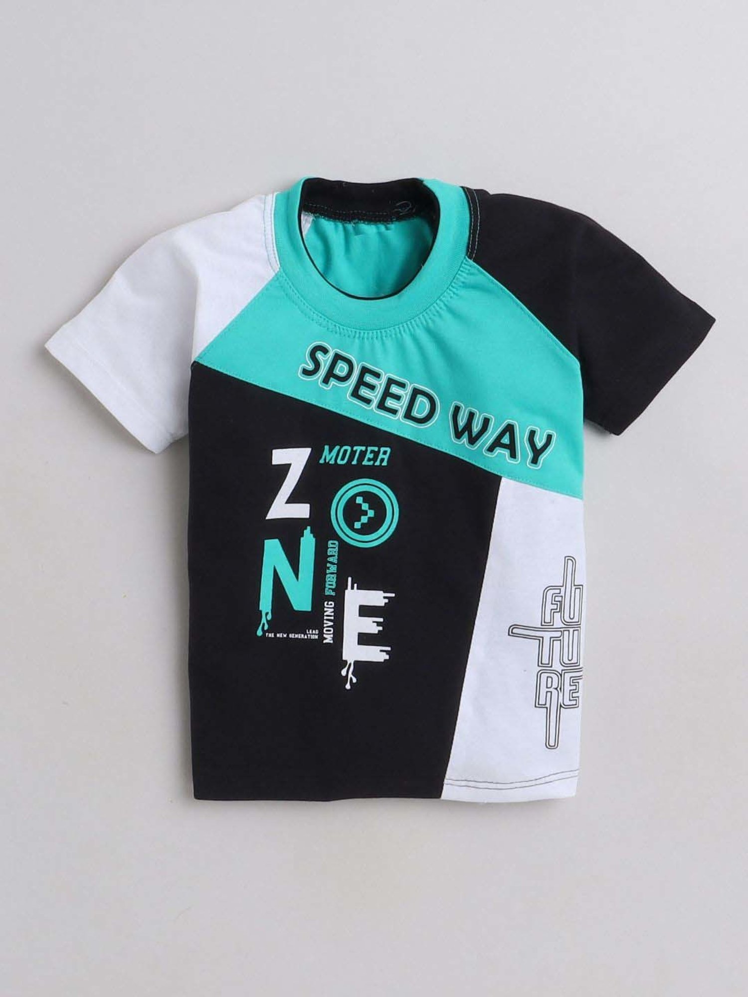 Fourfolds Unisex Green Printed Clothing Set