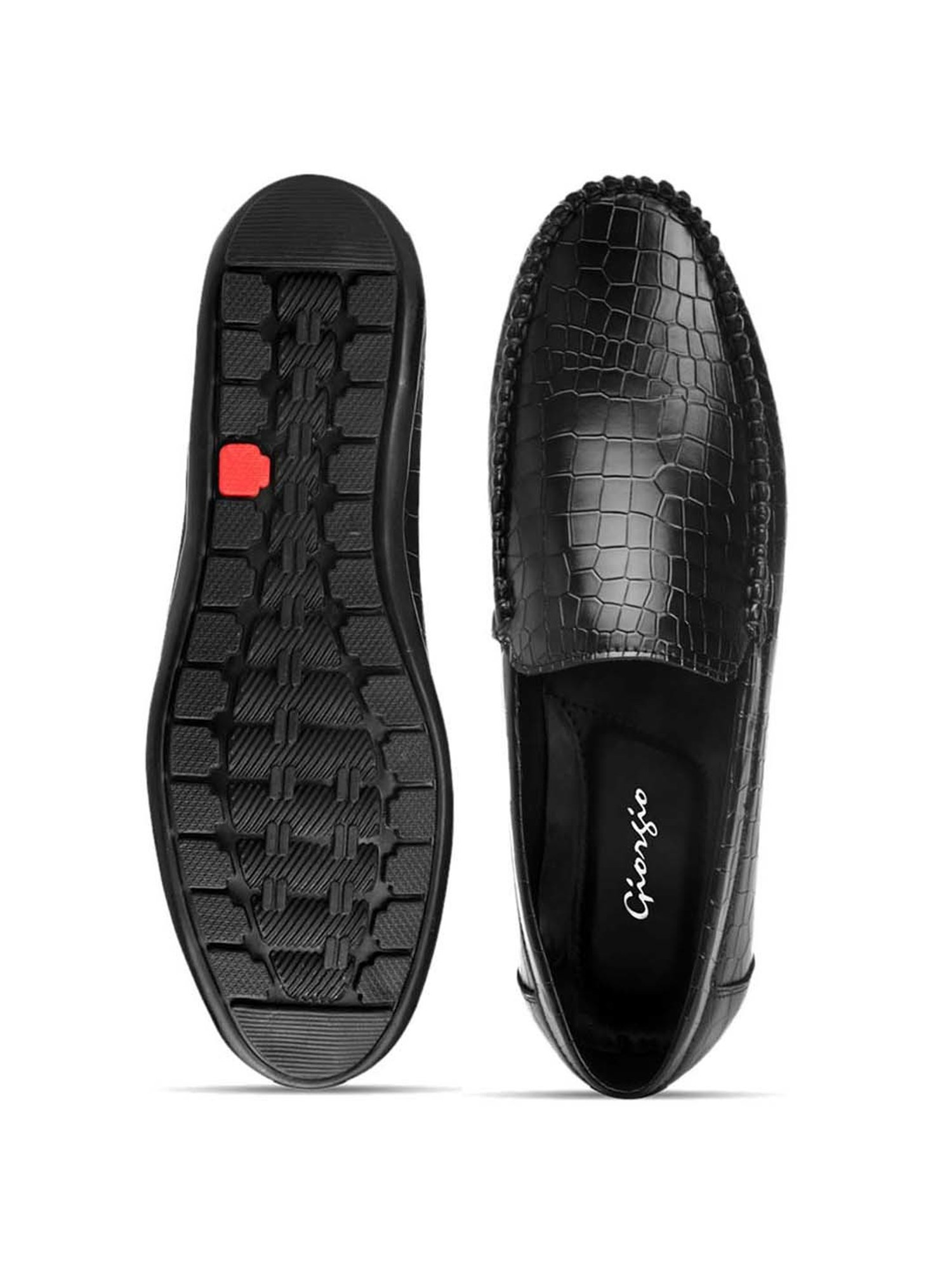Giorgio Men's Black Casual Loafers