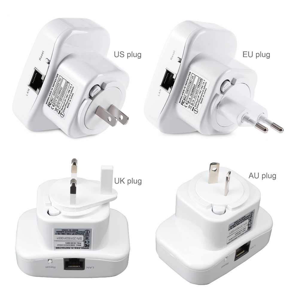 Madeng Wireless-N Wifi Repeater 802.11n/b/g Network Wi Fi Routers 300Mbps Range Expander Signal Booster Extender WIFI Ap Wps Encryption