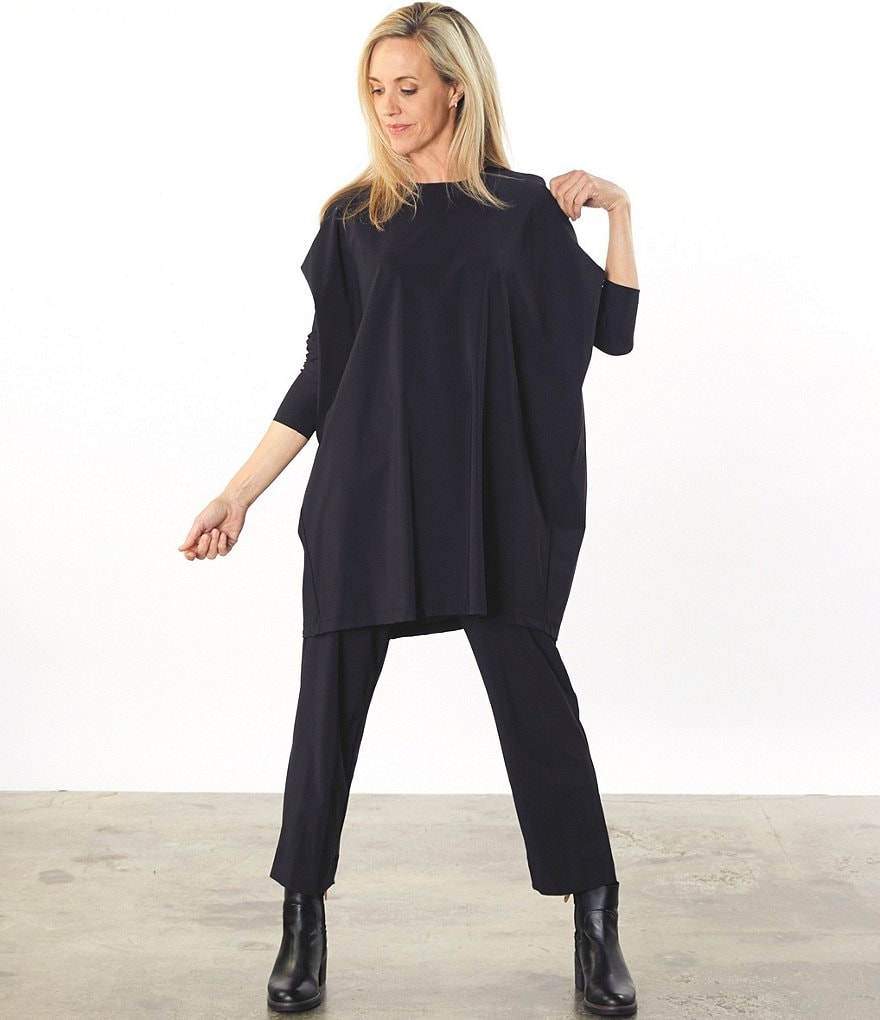 Bryn Walker Damien Ponti Crew Neck Long Dolman Sleeve Tunic