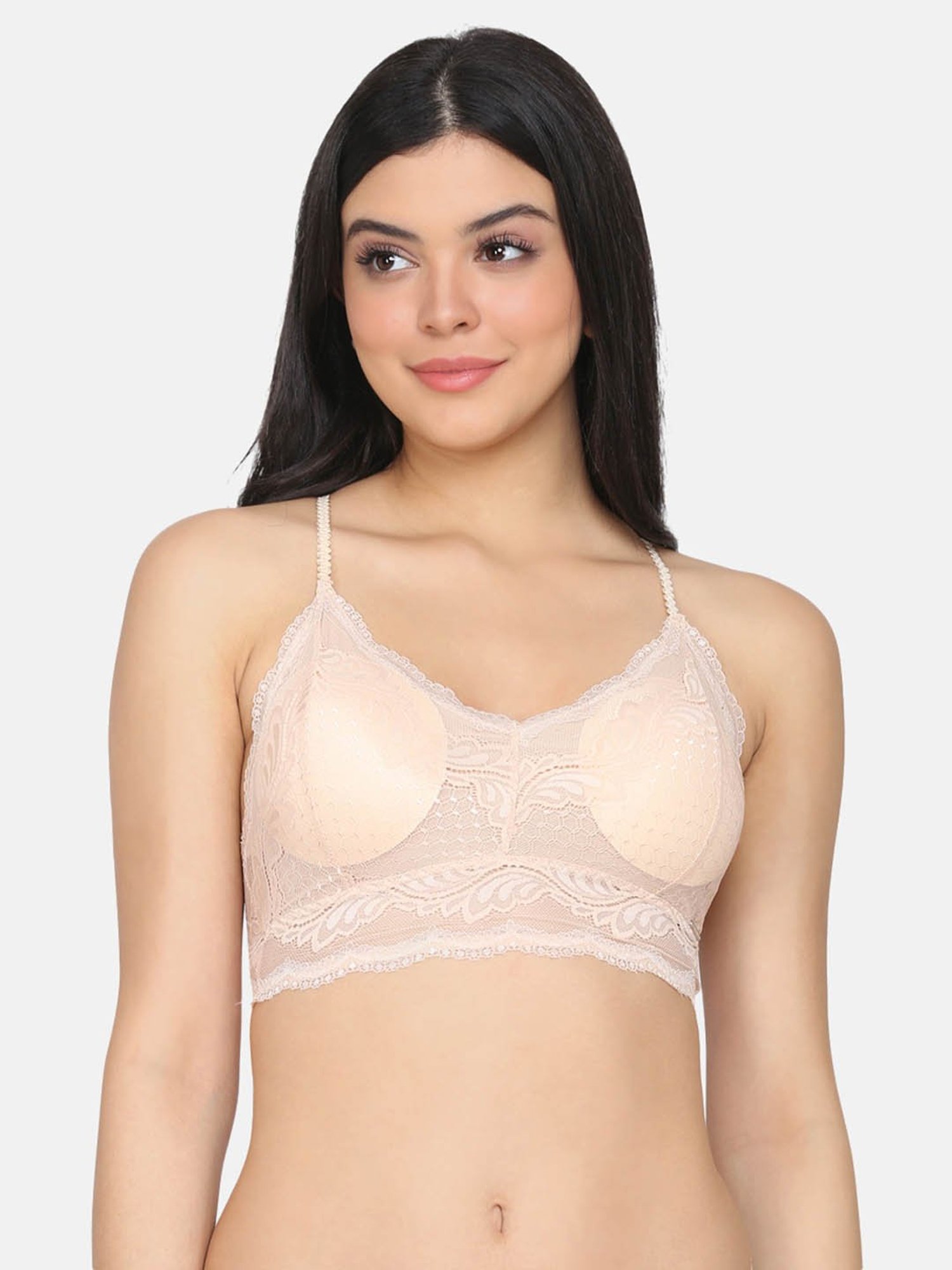Da Intimo Beige Non Wired Padded Bralette